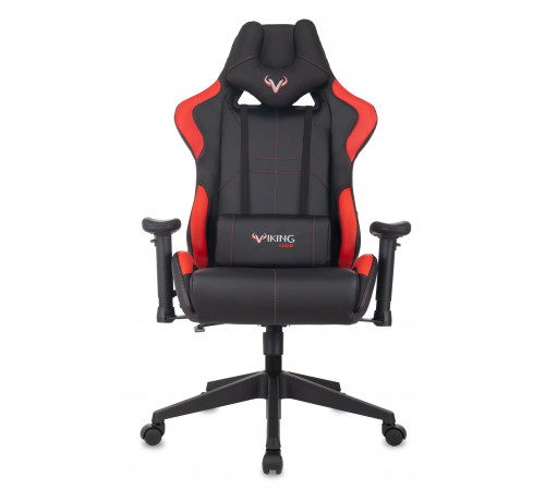 Кресло игровое Zombie VIKING 5 AERO черный/красный эко.кожа с подголов. крестов. пластик
