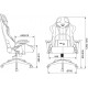Кресло игровое Zombie VIKING 5 AERO черный/красный эко.кожа с подголов. крестов. пластик
