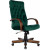Кресло руководителя Бюрократ T-9928WALNUT Fabric зеленый Italia Green крестов. металл/дерево