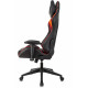 Кресло игровое Zombie VIKING 4 AERO черный/красный ткань/эко.кожа с подголов. крестов. пластик
