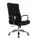 Кресло руководителя Бюрократ T-9928SL Fabric черный Italia Black крестов. металл хром
