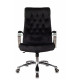 Кресло руководителя Бюрократ T-9928SL Fabric черный Italia Black крестов. металл хром
