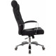 Кресло руководителя Бюрократ T-9928SL Fabric черный Italia Black крестов. металл хром
