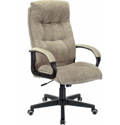 Кресло руководителя Бюрократ CH-824 Fabric песочный Light-21 крестов. пластик