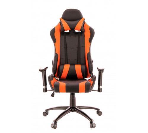 Геймерское кресло Everprof Lotus S2 Экокожа Оранжевый