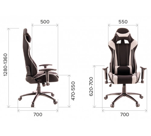 Геймерское кресло Everprof Lotus S4 Ткань Серый