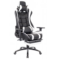 Кресло игровое Everprof Lotus S1/F Экокожа Белый/Черный